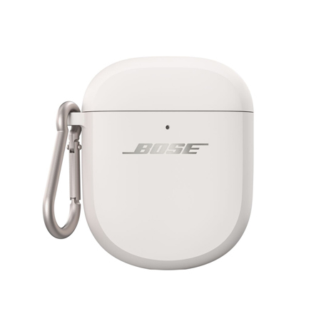Bose Wireless Charging Case Cover for QuietComfort Ultra and QuietComfort II White Smoke